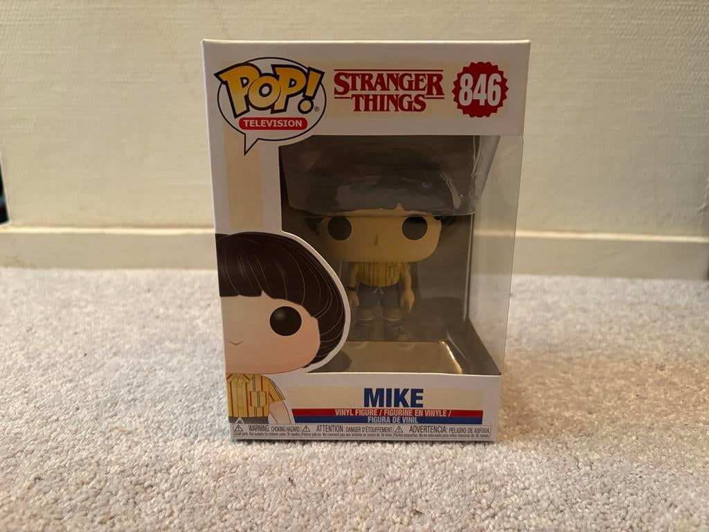 Funko Pop Mike Stranger Things #846, Ophalen of Verzenden, Nieuw, Tv, Actiefiguur of Pop