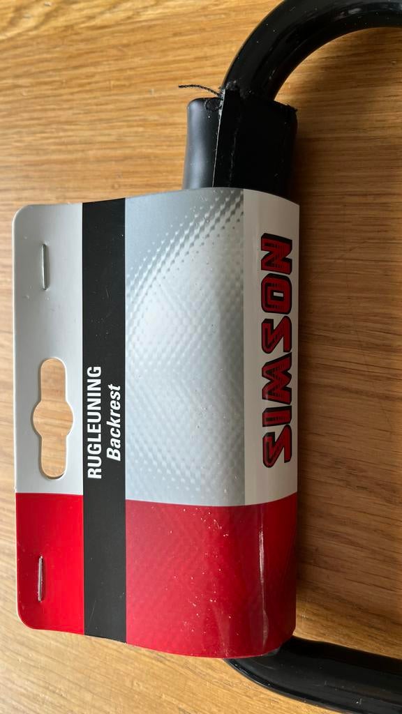 Simson Rugleuning voor fiets; Nieuw in verpakking, Fietsen en Brommers, Ophalen of Verzenden, Nieuw