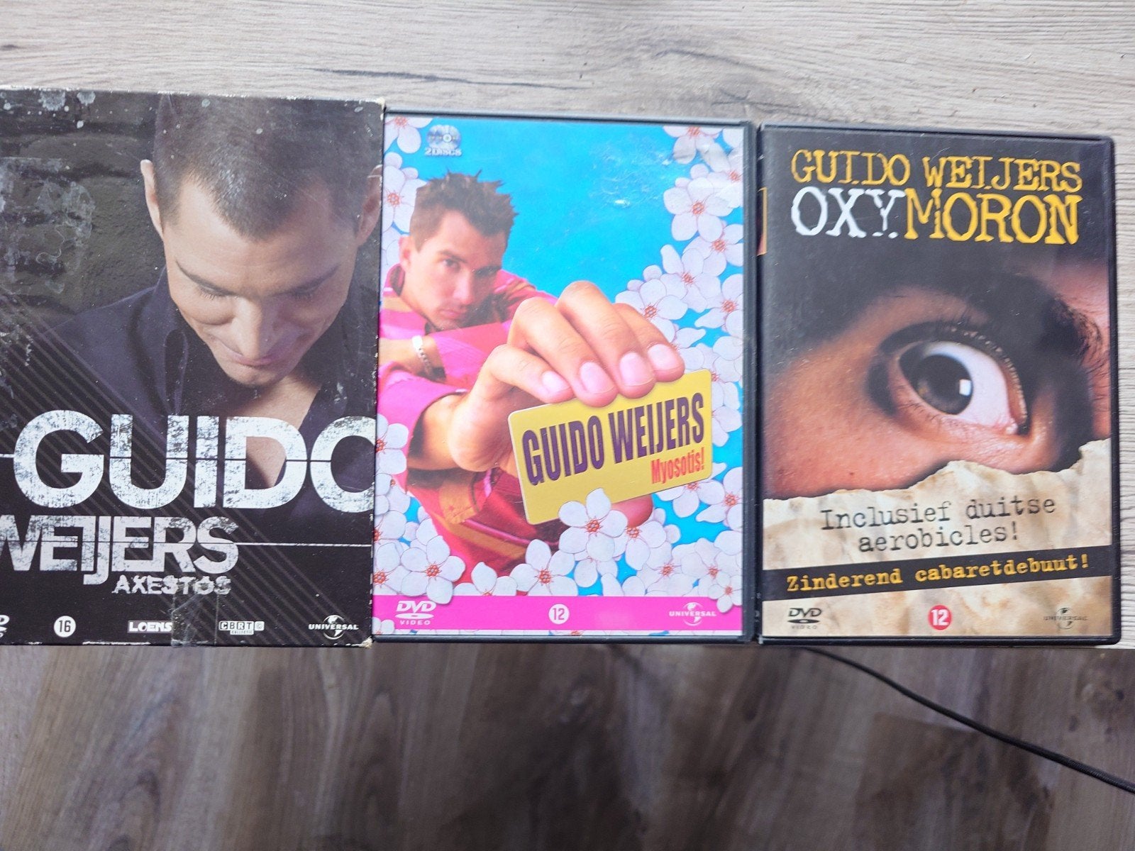 Guido Weijers 3x DvDs, Alle leeftijden, Ophalen of Verzenden, Zo goed als nieuw
