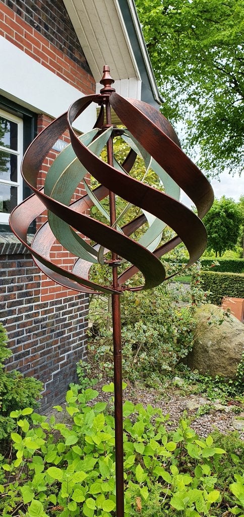 SFEERBOL / windmolen / metaal / windspinner, Nieuw, Info@huisentuindecoratiemarie.nl, Huis en tuin decoratie marie, Peize