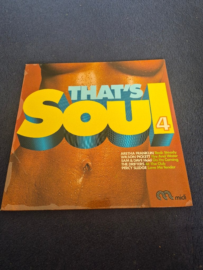 LP That's Soul 4 (1973) Aretha, Otis Redding, Sam & Dave, Ophalen, Rock, LP