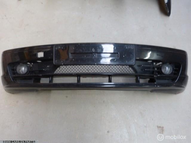 Voorbumper BMW 3-serie Cabrio E46 ('00-'06) zwart, Gebruikt, PartnerPortal@bmw.de, Voor, Bmw