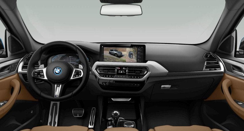BMW X3 xDrive30e High Executive M Sport - Panoramadak - Acti, Gebruikt, 4 cilinders, Met garantie (alle), Blauw
