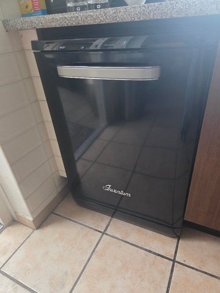 inventum retro vaatwasser zwart, Witgoed en Apparatuur, Ophalen, Gebruikt, Vrijstaand, 85 tot 90 cm