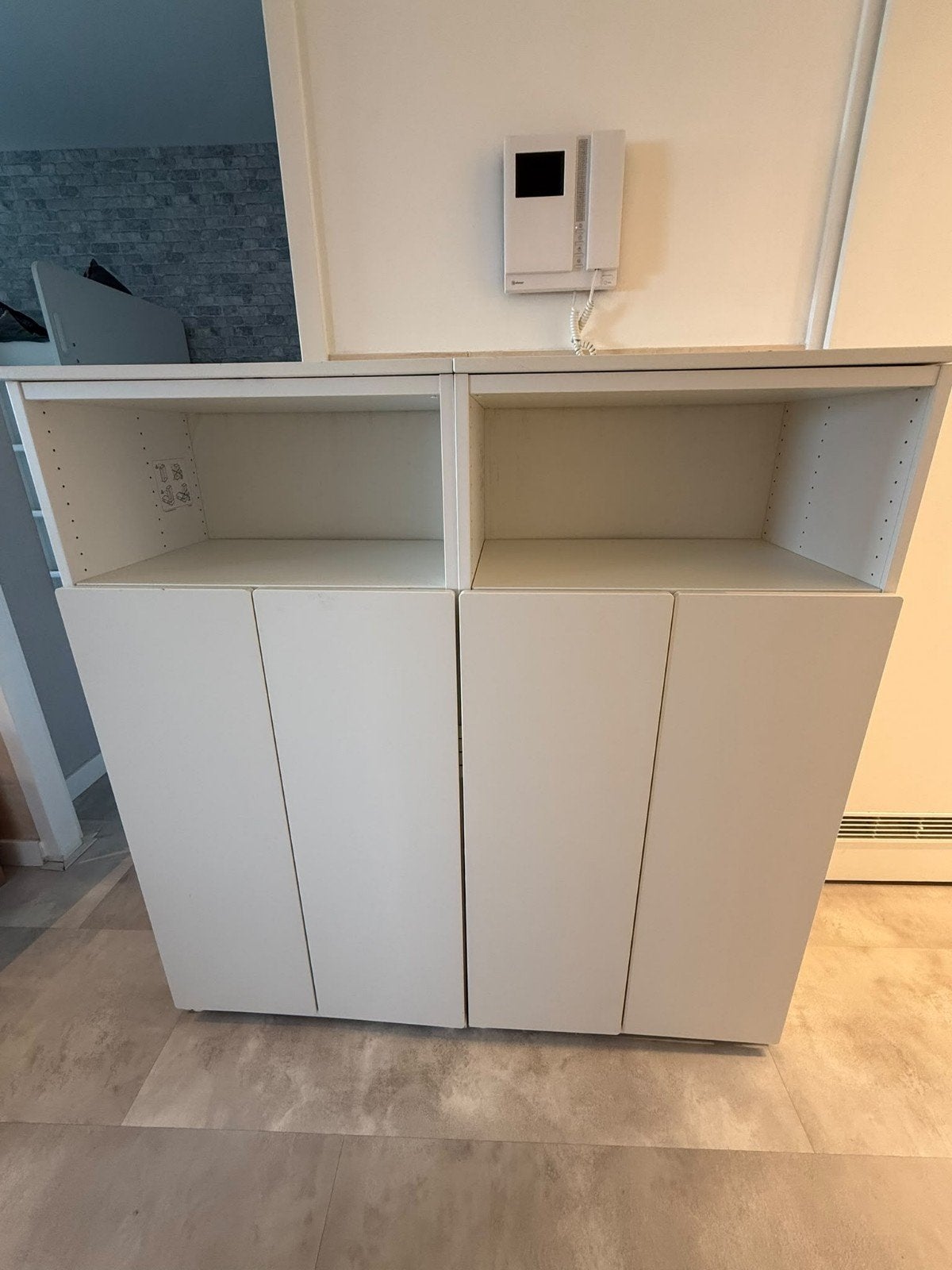 IKEA Opbergkast met deuren en open vakken, Ophalen, Gebruikt