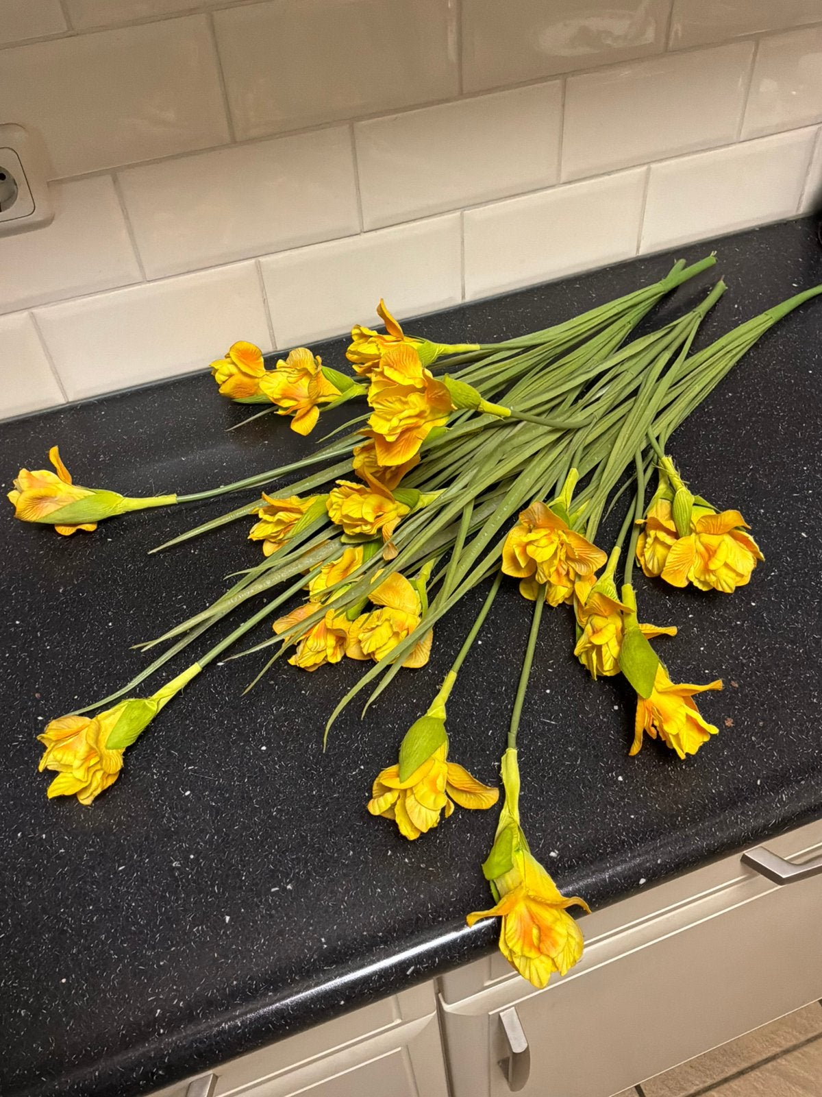 Mooie kunstbloemen, Ophalen of Verzenden, Gebruikt