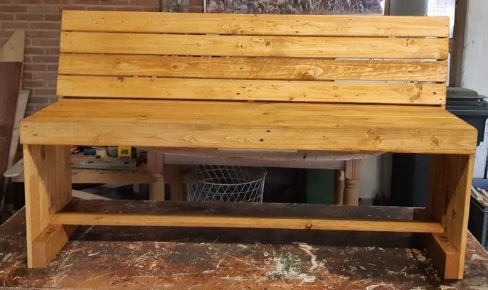 Tuinset voorzien van bank, 2 stoelen en tafel, Ophalen, 3 zitplaatsen, Bank, Nieuw