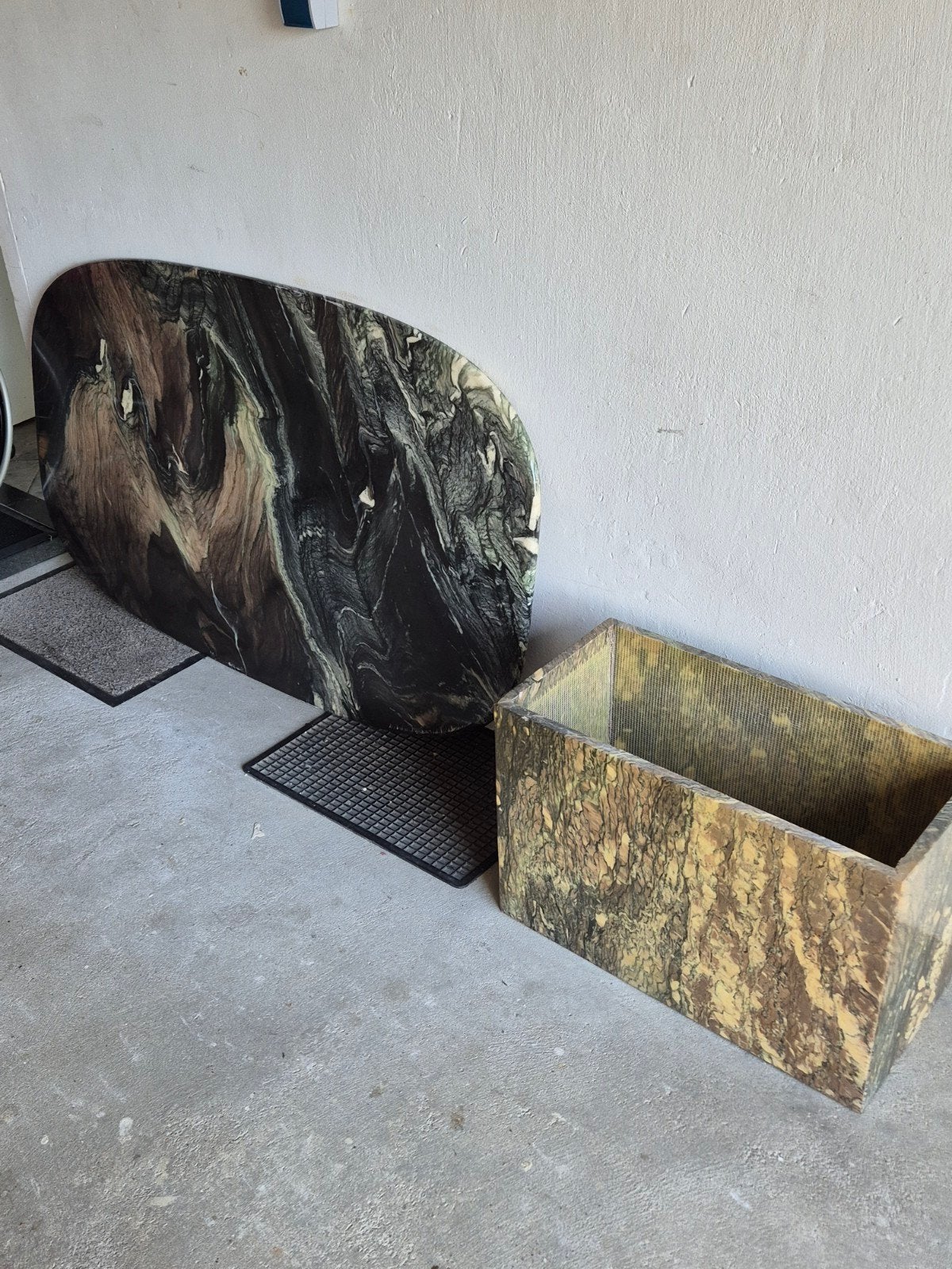 Massief marmeren salontafel!, Huis en Inrichting, Ophalen, Overige materialen, Gebruikt, 100 tot 150 cm