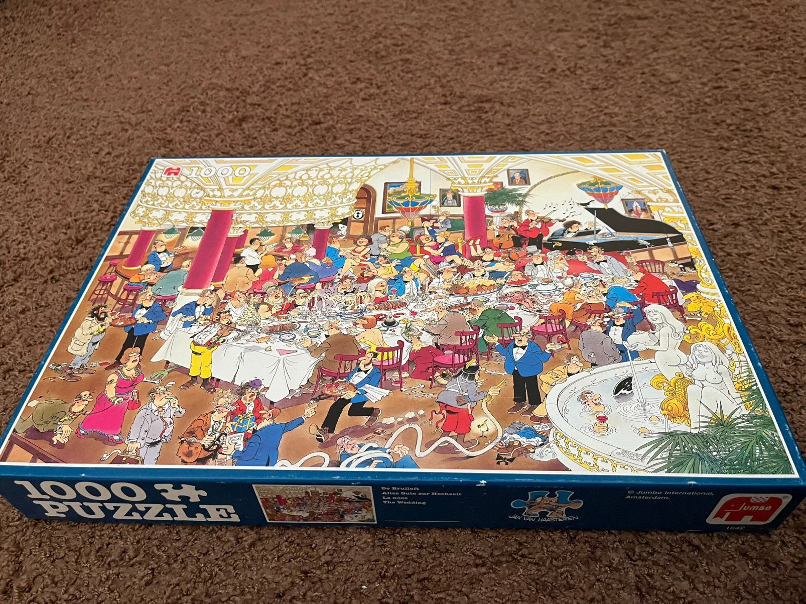 Jan van Haasteren puzzel (de bruiloft), Ophalen of Verzenden, 500 t/m 1500 stukjes, Zo goed als nieuw
