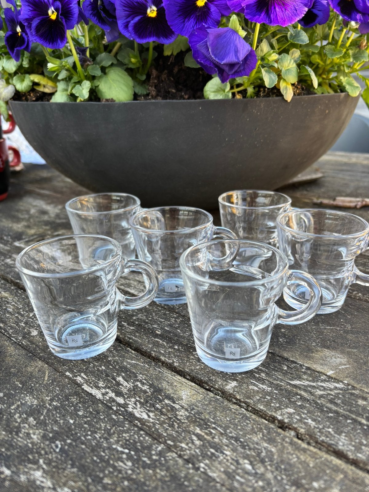 Nespresso vieuw 6 espresso mokjes, Verzenden, Glas, Overige stijlen