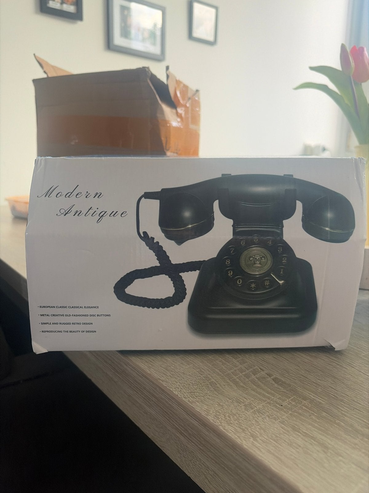Nieuwe Retro Telefoon - Modern Antiek Design, Telecommunicatie, Vaste telefoons | Handsets en Draadloos, Ophalen of Verzenden