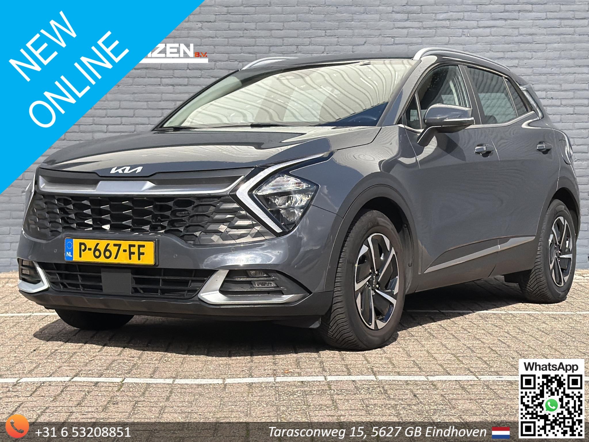 Kia Sportage 1.6 T-GDi MHEV DynamicLine | € 13.200,- NETTO, Auto's, Voorwielaandrijving, Gebruikt, Euro 6, 4 cilinders