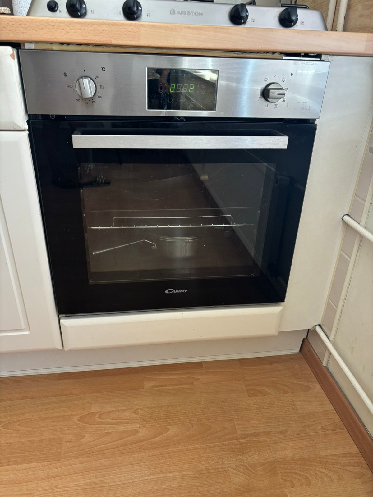 Candy Inbouwoven FCP645X/E – RVS – 65 liter, Ophalen, Zo goed als nieuw, Oven met grill