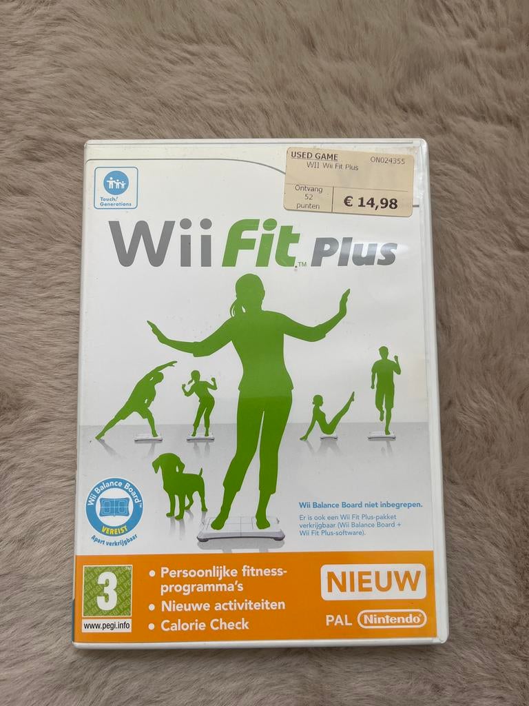 Wii Fit Plus - Gebruikte staat, fitness en plezier, 1 speler, Ophalen of Verzenden, Zo goed als nieuw, Vanaf 3 jaar