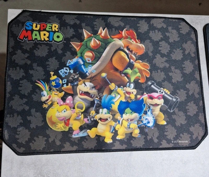 Super Mario Bowser muismat 25x35 cm – Nintendo, Computers en Software, Muismatten, Ophalen of Verzenden