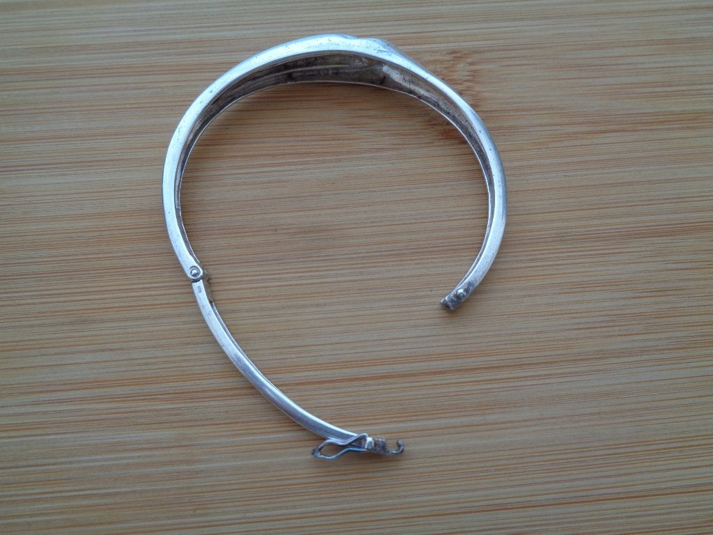 zilveren design armband [352], Verzenden, Zo goed als nieuw, Zilver, Zilver