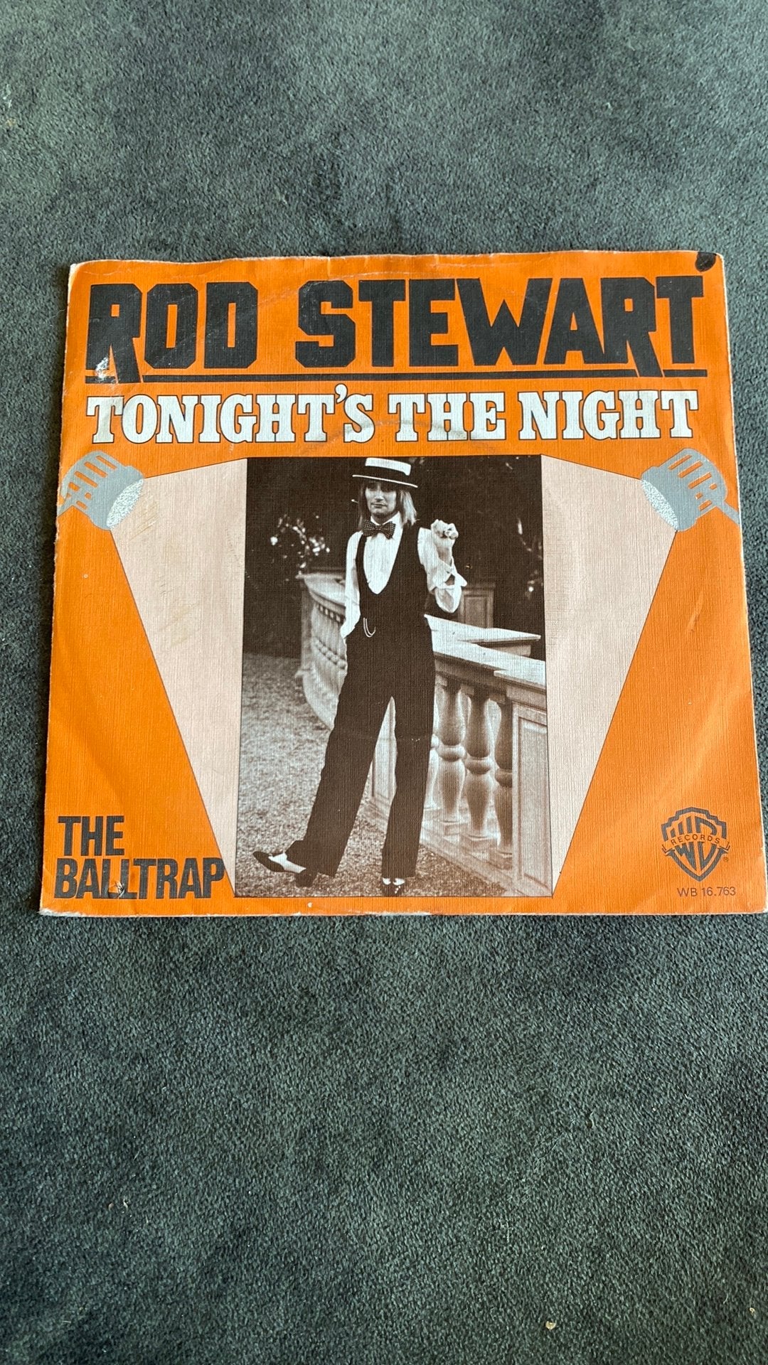 Vinyl single Rod Stewart - Tonight’s the night, Ophalen of Verzenden, Zo goed als nieuw, Pop
