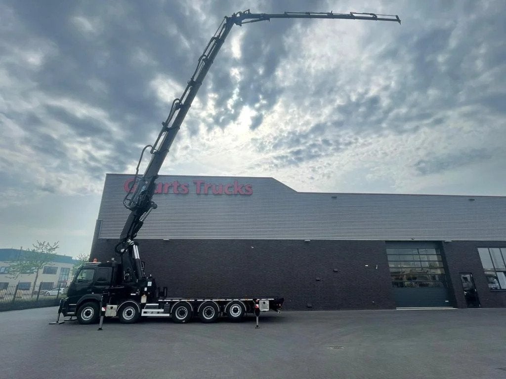 Volvo FMX 540 10X4 + EFFER 1255/7S + JIB 6S HD KRAAN/KRAN/CR, Automaat, Euro 6, Zwart, Bedrijf