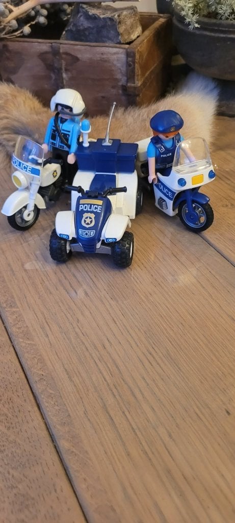Playmobil Politie Voertuigen Set – Vintage & Modern!, Kinderen en Baby's, Speelgoed | Playmobil, Gebruikt, Losse onderdelen, Voertuig