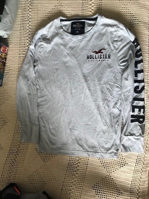 Hollister shirt, Ophalen of Verzenden, Zo goed als nieuw, Jongen, Shirt of Longsleeve