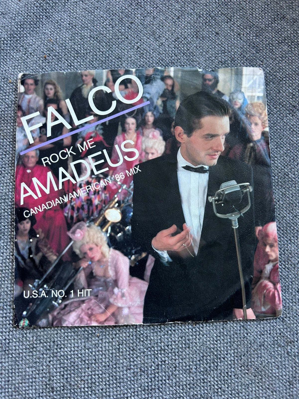 Falco Rock Me Amadeus, Cd's en Dvd's, Vinyl Singles, Ophalen of Verzenden, Zo goed als nieuw, 7 inch