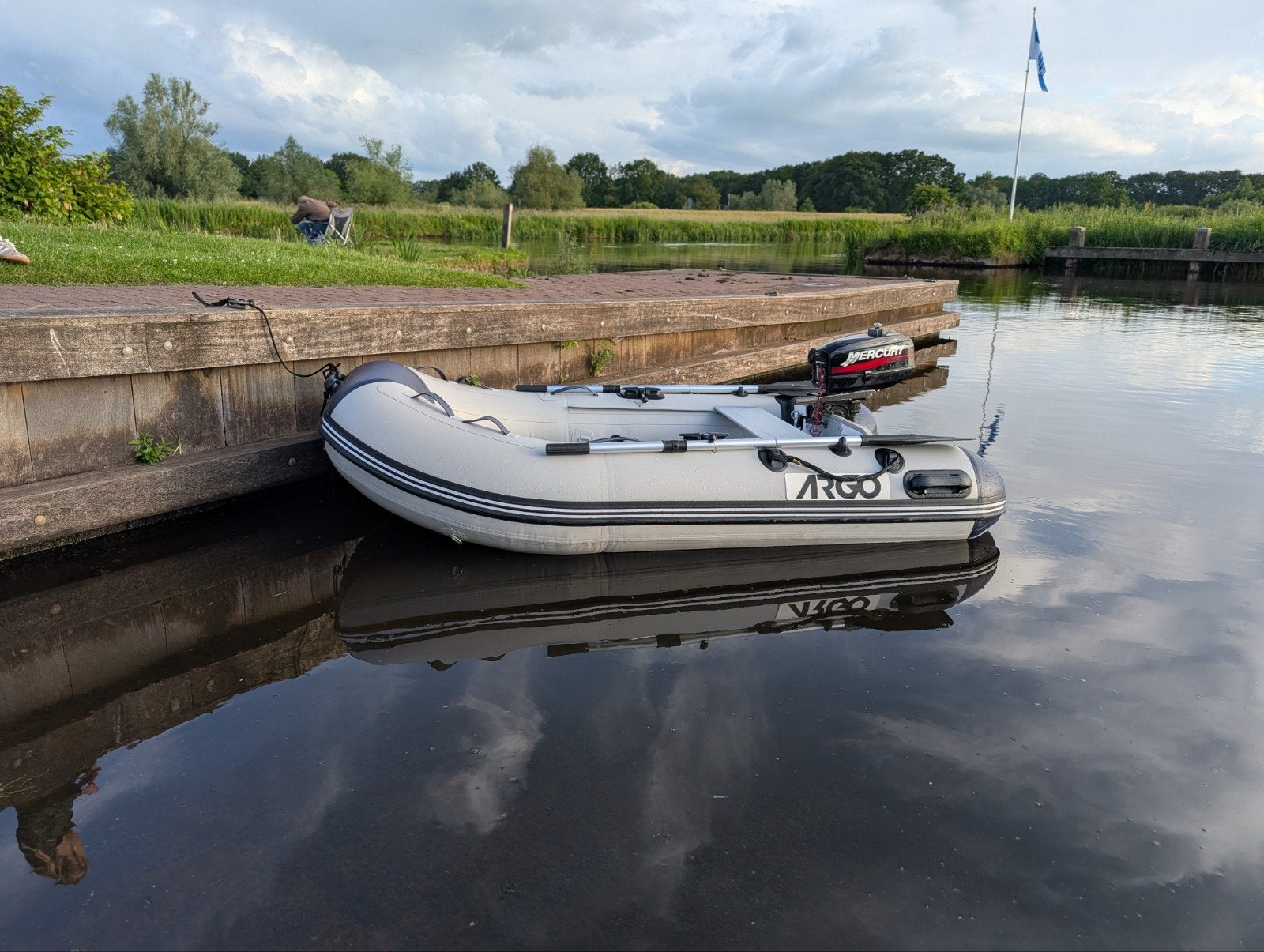 Zodiac rubberboot 3.3 mercury, Ophalen, Mercury