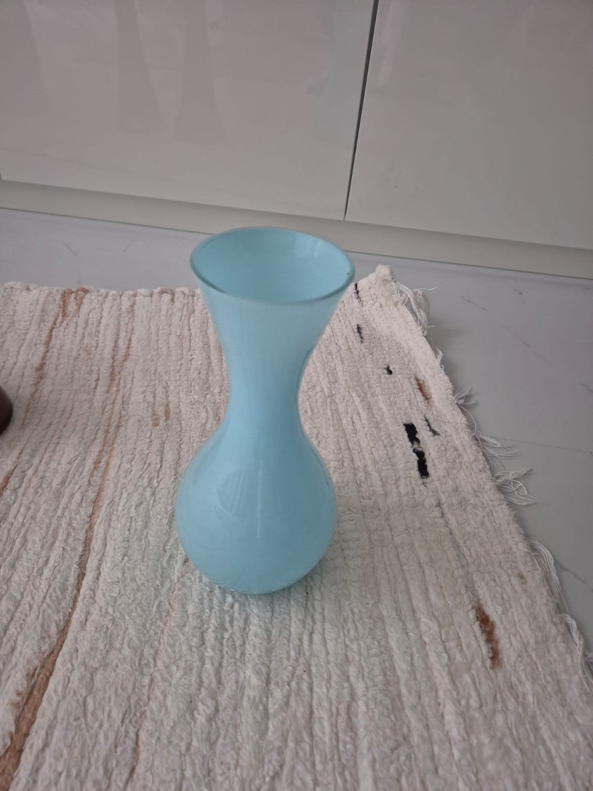Blauwe vaasje, Ophalen, Blauw, Minder dan 50 cm, Glas