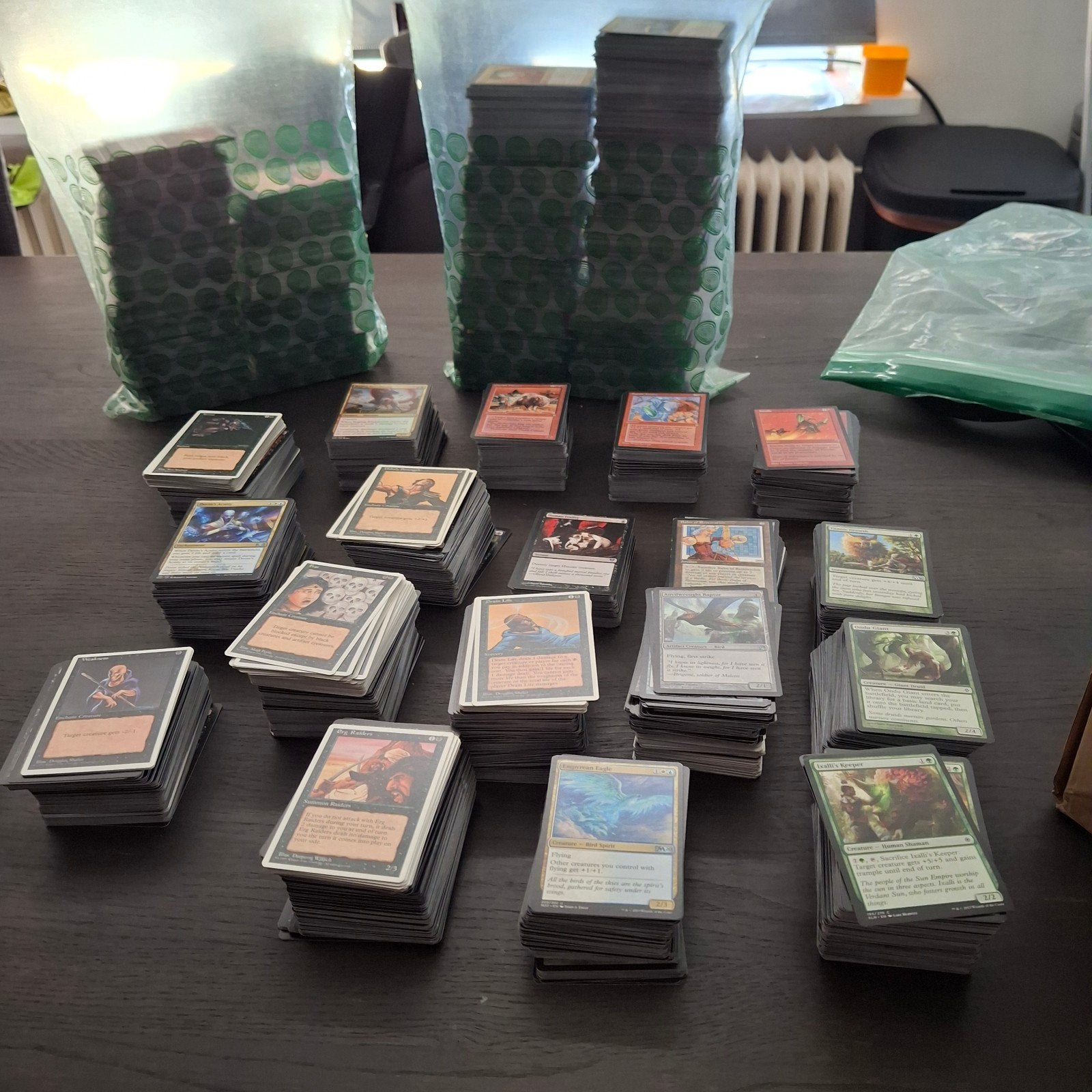 Bulk tekoop tussen de 5000 en 6000 kaarten, Ophalen of Verzenden, Zo goed als nieuw, Meerdere kaarten, Foil