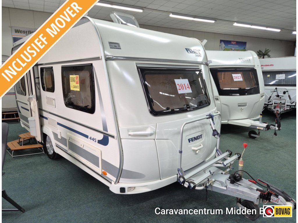 Fendt Bianco 445 TF LUIFEL MOVER FIETSEN, Caravans en Kamperen, Rondzit, Overige typen, Bedrijf, Tot en met 4