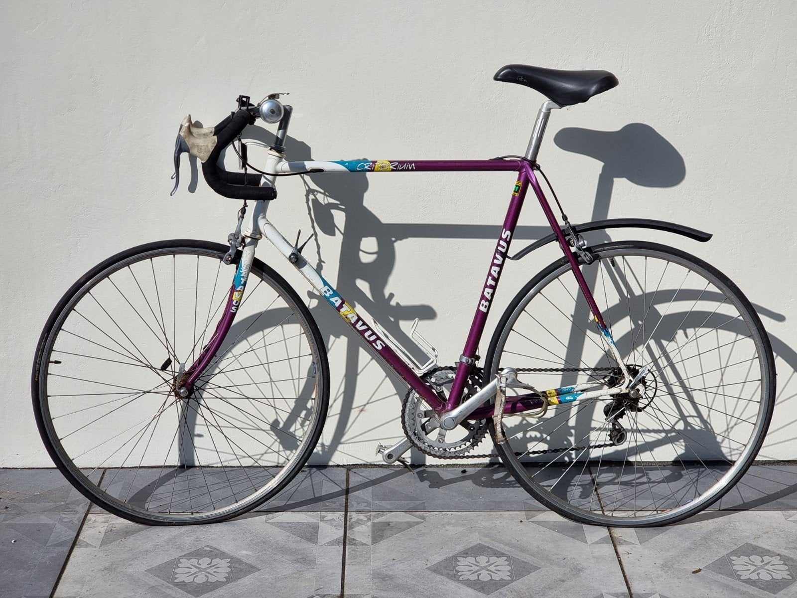 Batavus Criterium Racefiets Vintage - Goede Staat, Fietsen en Brommers, Fietsen | Racefietsen, Ophalen, Gebruikt, 26 inch, Velgrem