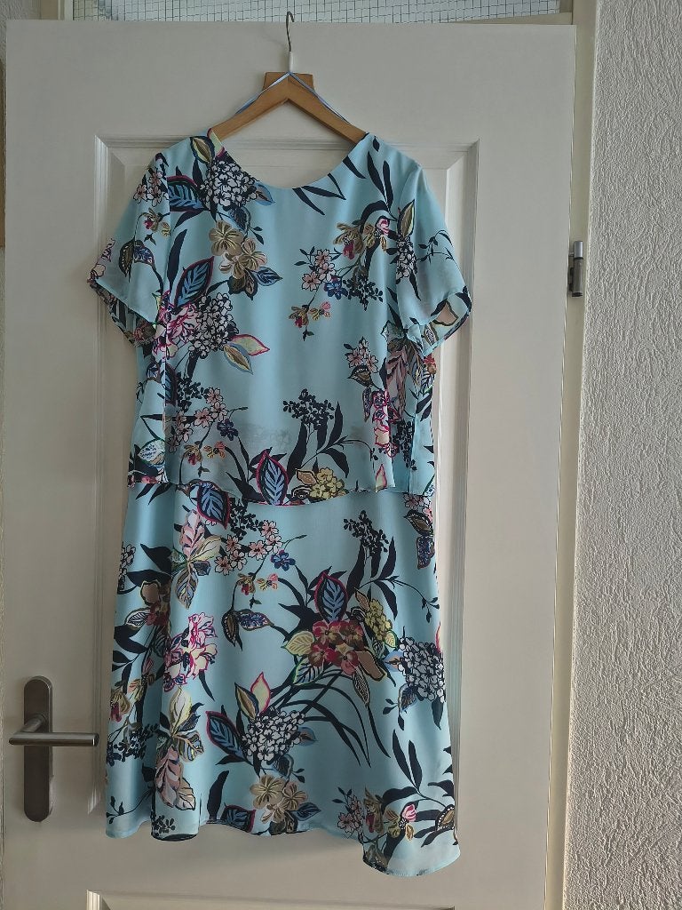 Nieuwe zomerjurk Gerry Weber maat 42, Blauw, Maat 42/44 (L), Nieuw, Ophalen of Verzenden