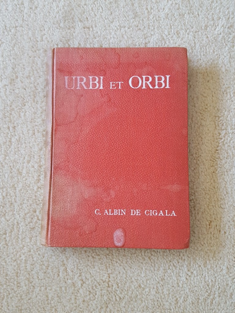 Boek Urbi et Orbi – C. Albin de Cigala, Ophalen of Verzenden