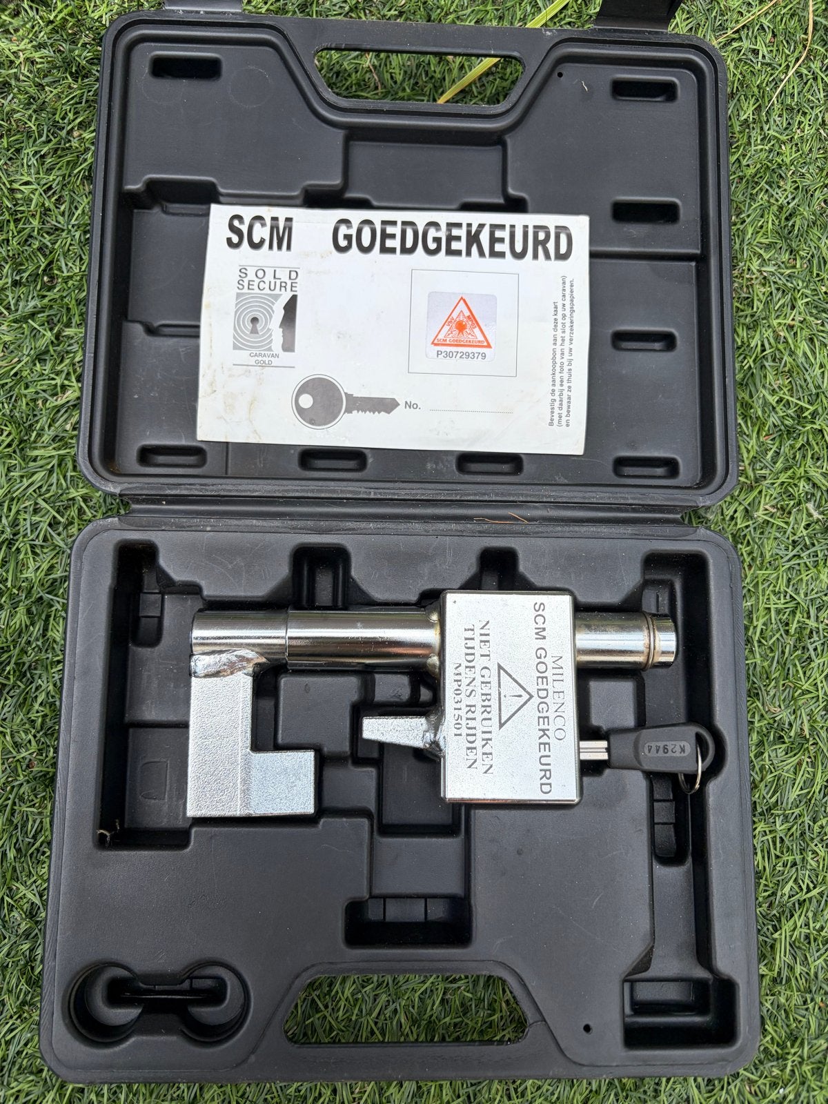 SCM Goedgekeurd Milenco Disselslot- Nieuwstaat, Ophalen of Verzenden, Zo goed als nieuw