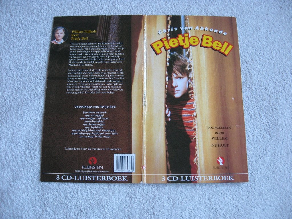 Pietje Bell -Luisterboek met de stem van Willem Nijholt (2x), Boeken, Ophalen of Verzenden, Chris van Abkoude met de stem van Willem Nijholt (2x)