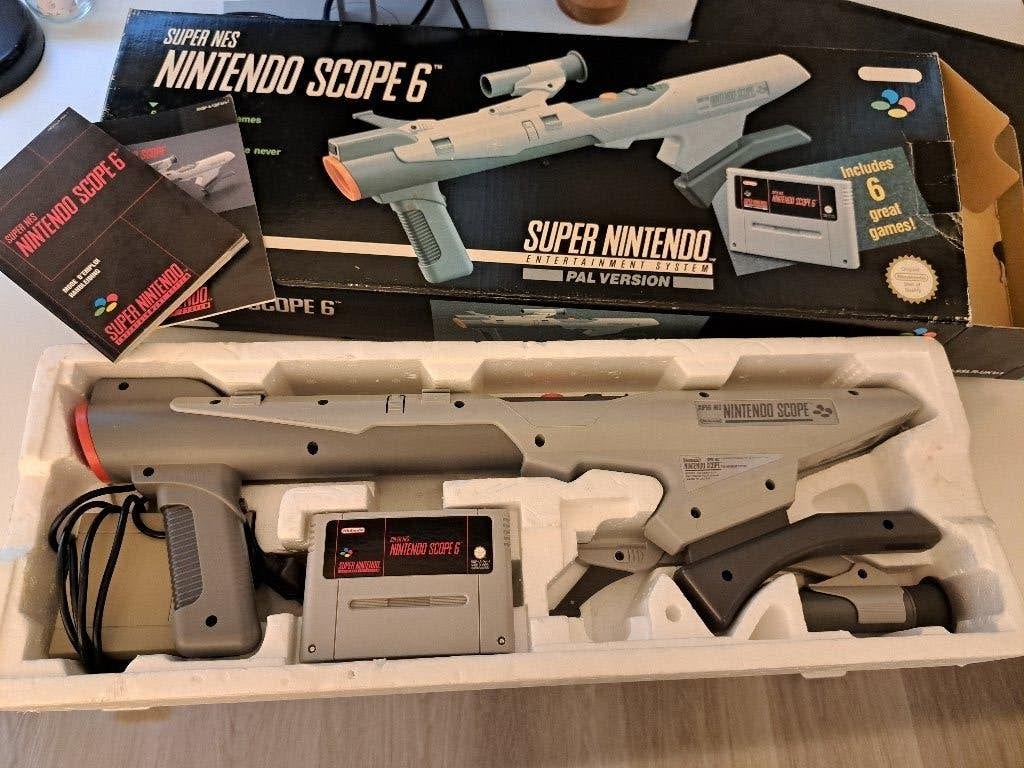 Nintendo scope 6 compleet, Spelcomputers en Games, Games | Nintendo Super NES, Avontuur en Actie, Verzenden, 1 speler, Refurbished