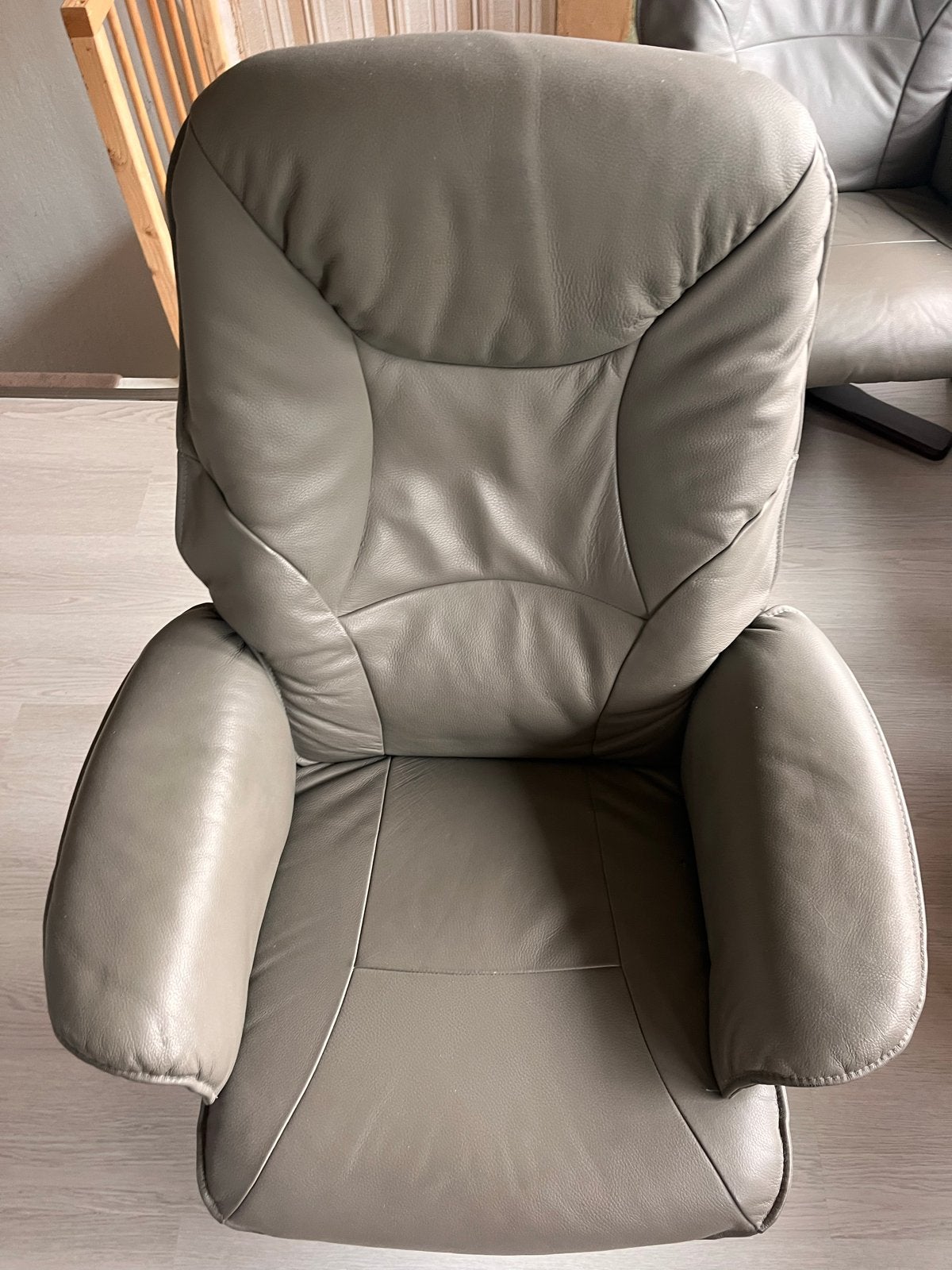 Comfortabele leren fauteuils - Gratis ophalen, Ophalen, Gebruikt, Leer, 75 tot 100 cm