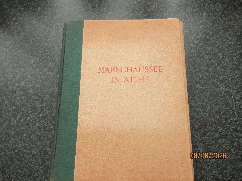 MARECHAUSSEE IN ATJEH -ZELDZAAM BOEK+ KAARTEN-SCHMIDT 1943, Ophalen of Verzenden, Marechaussee, Azië, Boek of Tijdschrift