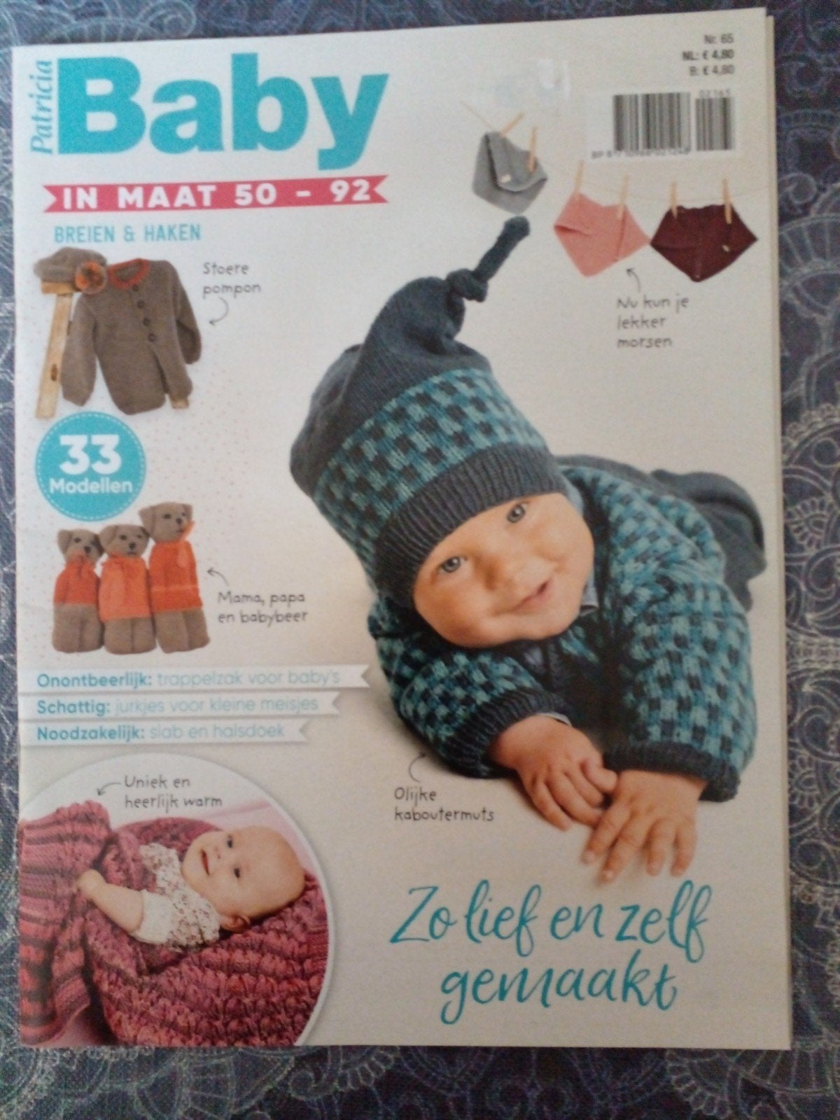 Patricia Baby Brei- en Haakpatronen Maat 50-92, Verzenden, Zo goed als nieuw, Breien of Haken, Patroon of Boek