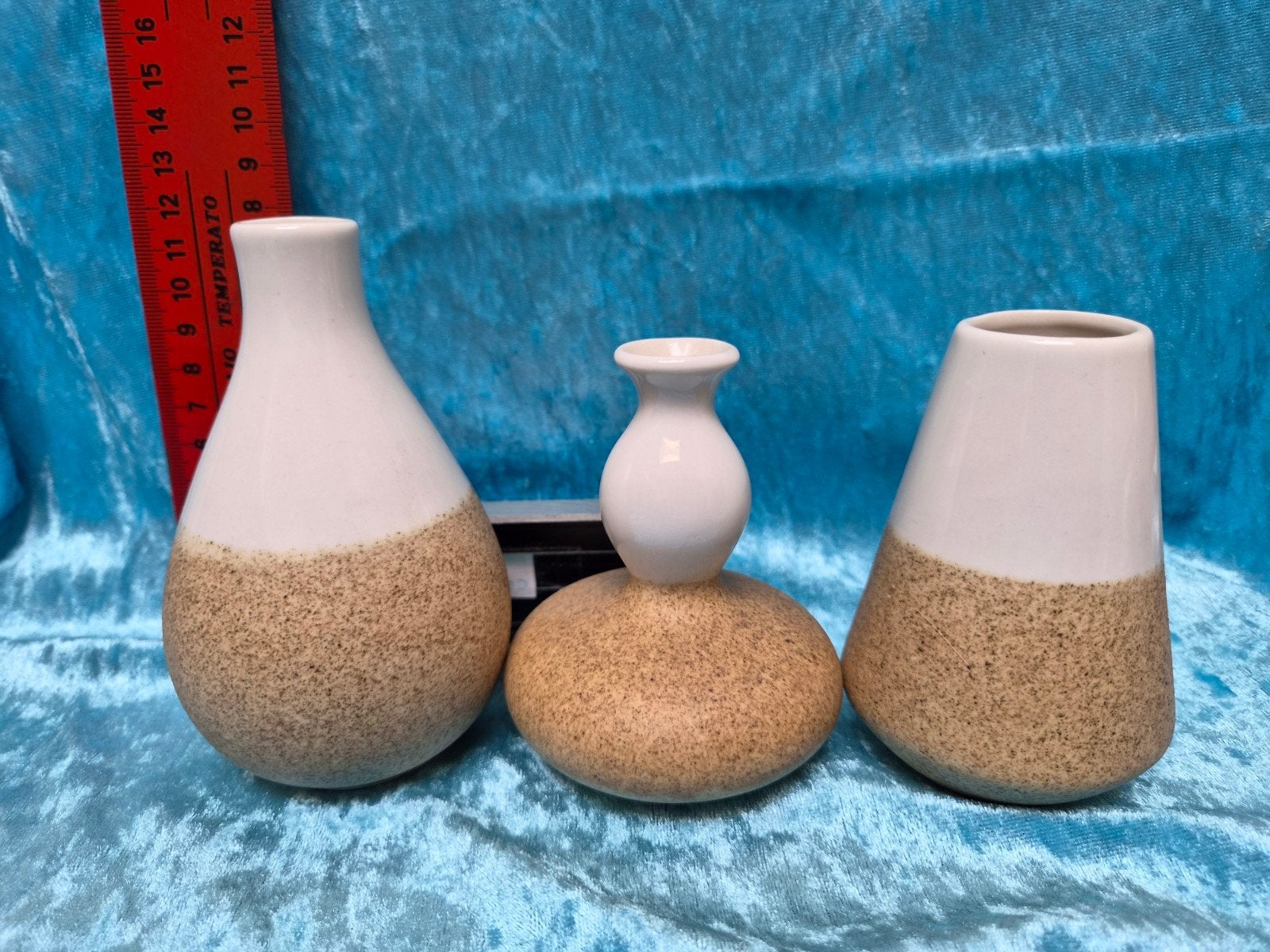 Set van 3 decoratieve vaasjes - modern design, Ophalen of Verzenden