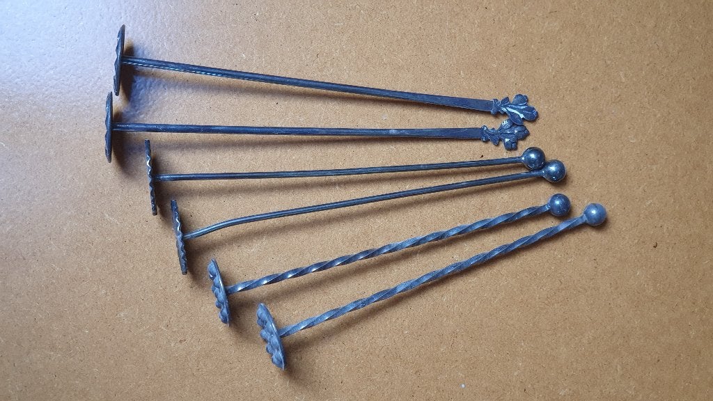 Metalen cocktailstampers sets, Huis en Inrichting, Keuken | Servies, Gebruikt, Overige typen, Ophalen of Verzenden, Overige stijlen
