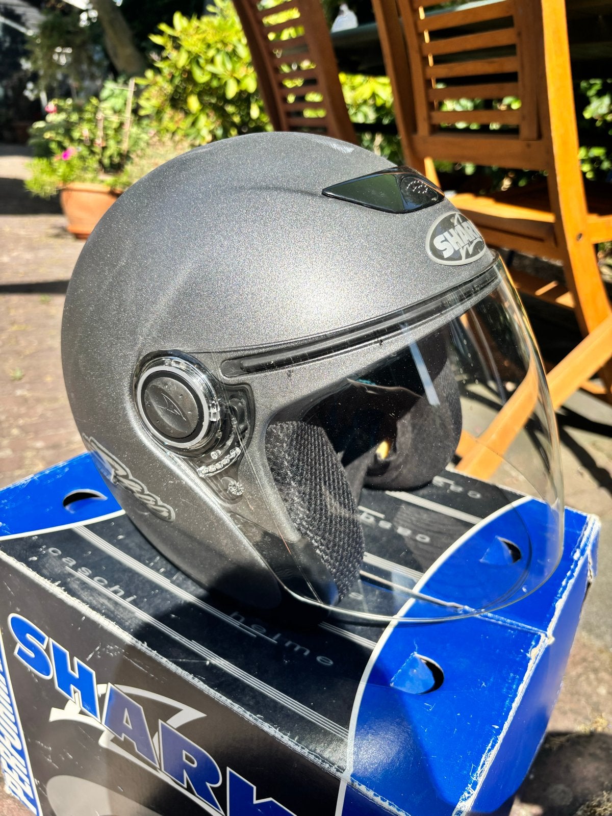 Shark S400 Granit helm - Maat XS, Fietsen en Brommers, Ophalen of Verzenden, Nieuw, Extra small of kleiner