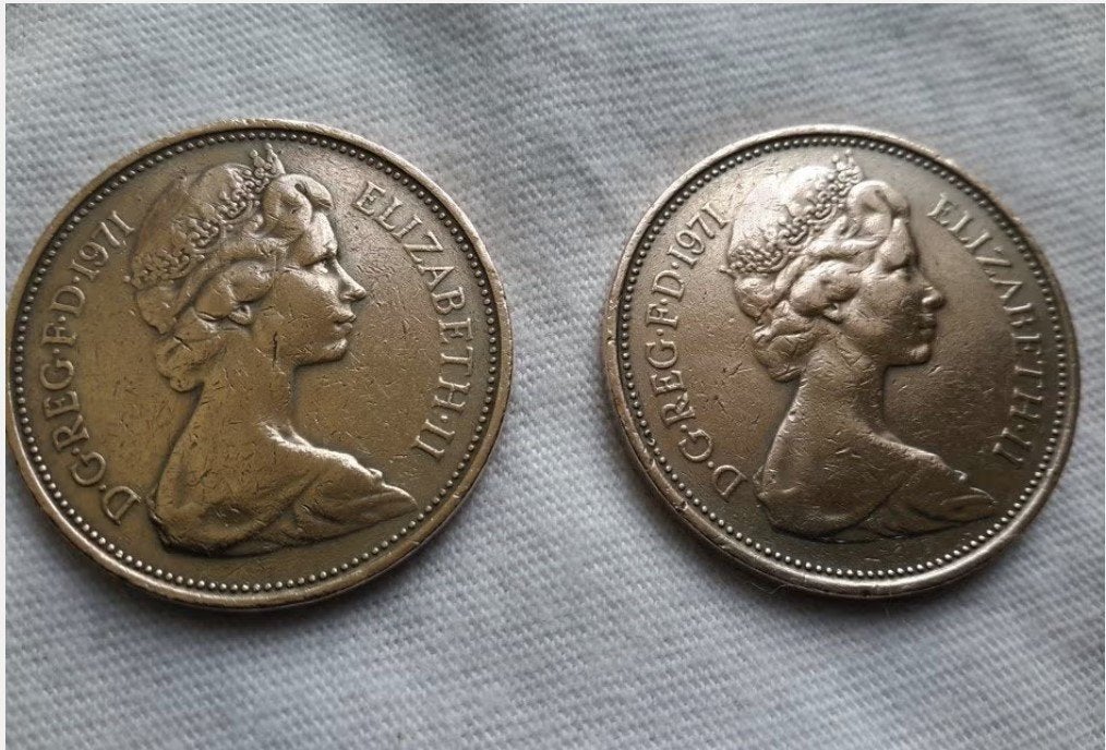 2 New Pence coin D.G.REG.F.D.1971, Ophalen, Overige landen, Losse munt