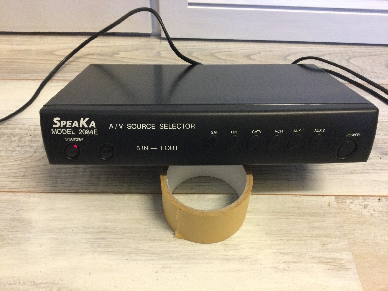 Speaka model 2084E source selector., Ophalen of Verzenden, Gebruikt