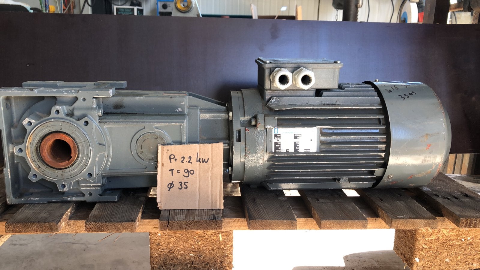 Elektromotor, Ophalen of Verzenden, Gebruikt, Elektromotor, Minder dan 1400 rpm