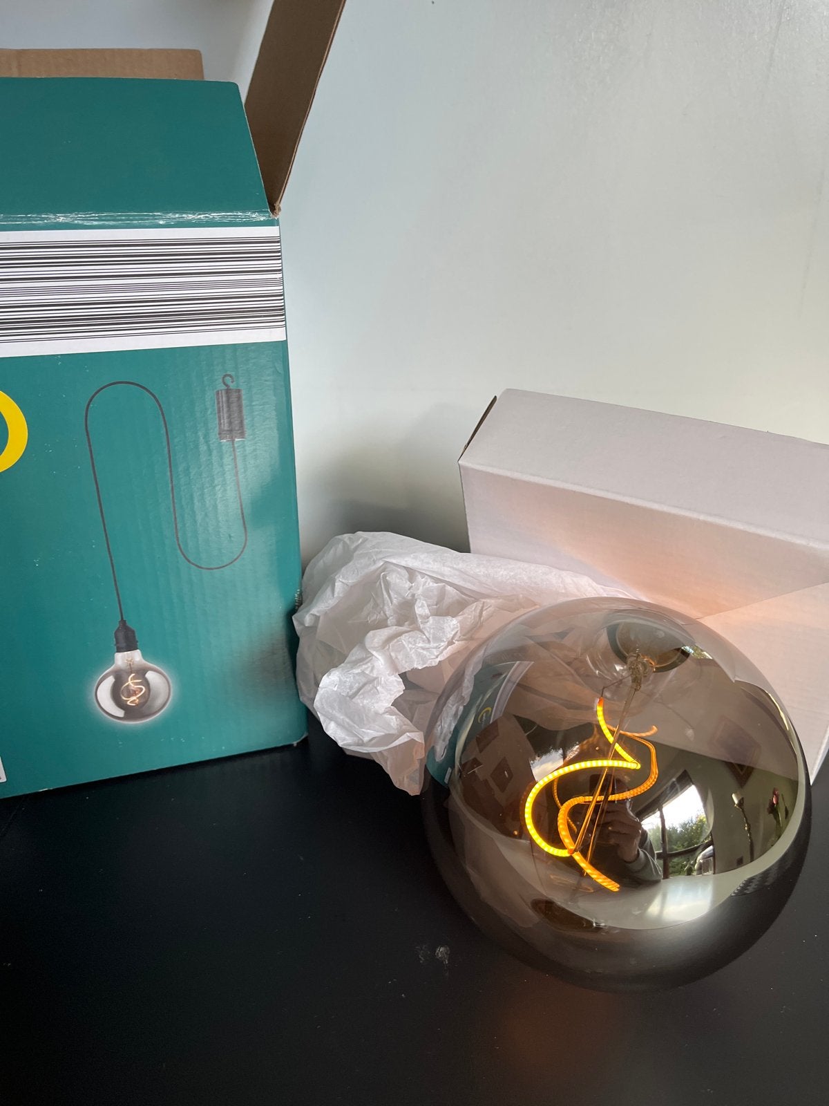 Hanglamp op batterijen - Draagbare sfeerverlichting, Ophalen of Verzenden, Nieuw, Metaal, Overige fittingen