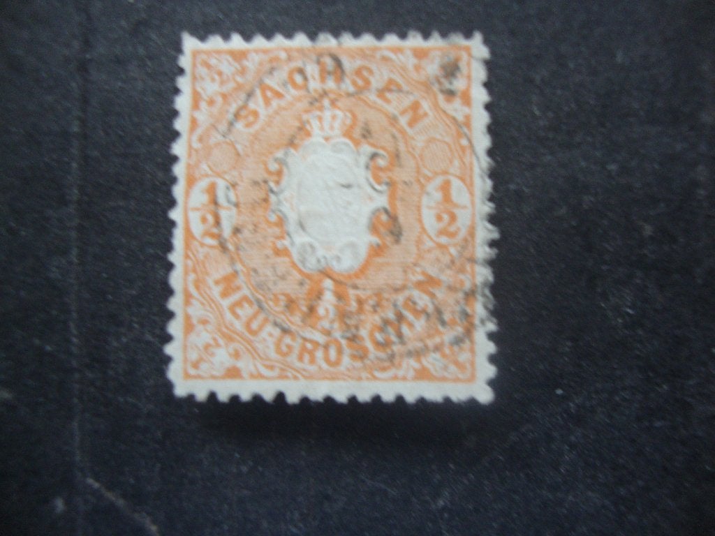 Sachsen nr. 15a gestempeld., Ophalen of Verzenden, Duitse Keizerrijk, Gestempeld
