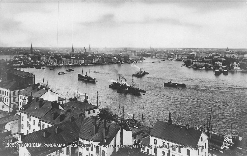 702-468-013 Stockholm Panorama Fran Soder, Verzenden, Voor 1920, Overig Europa