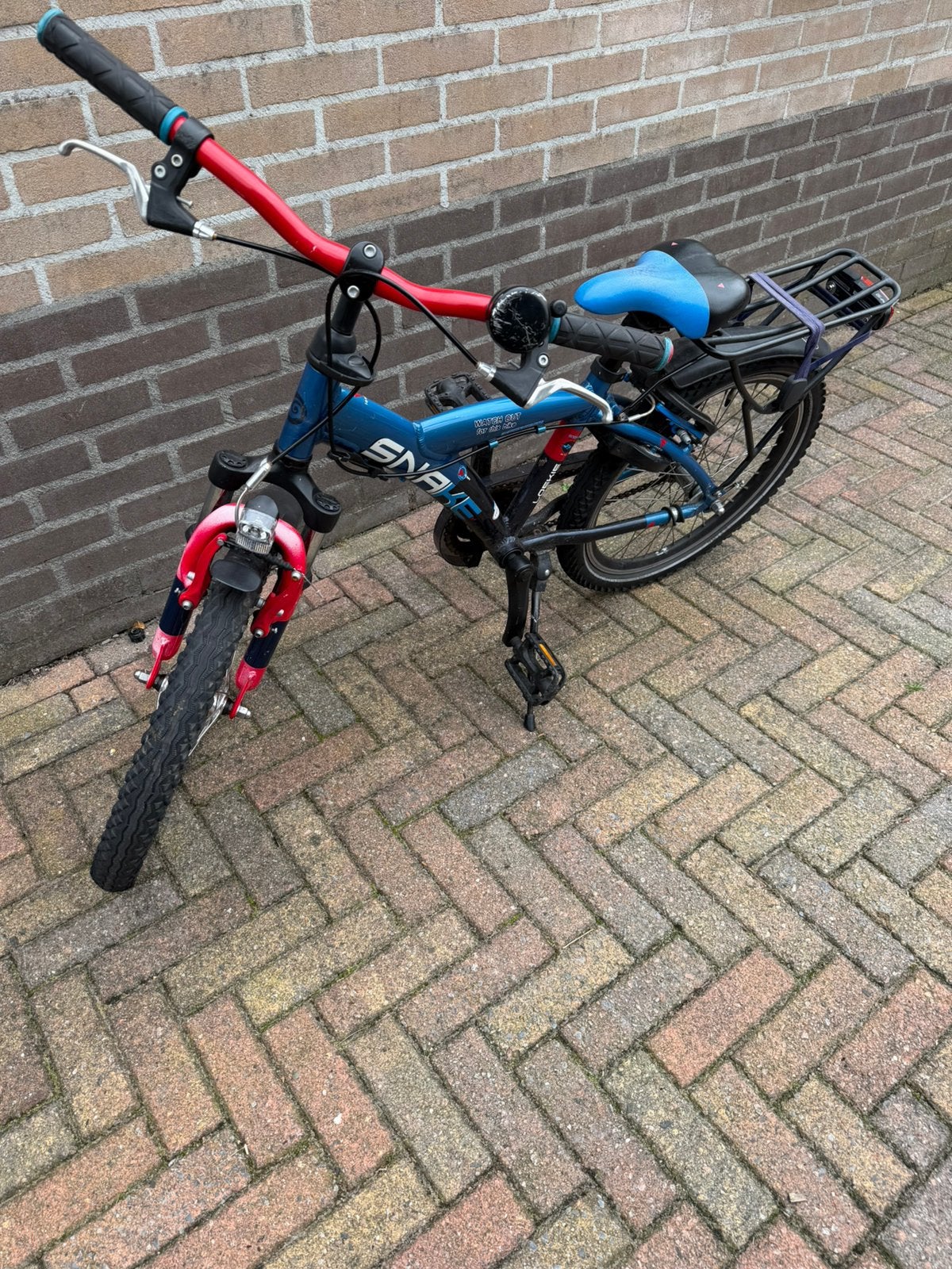 Loekie snake 20 inch, Fietsen en Brommers, Ophalen, Terugtraprem, Gebruikt, Handrem