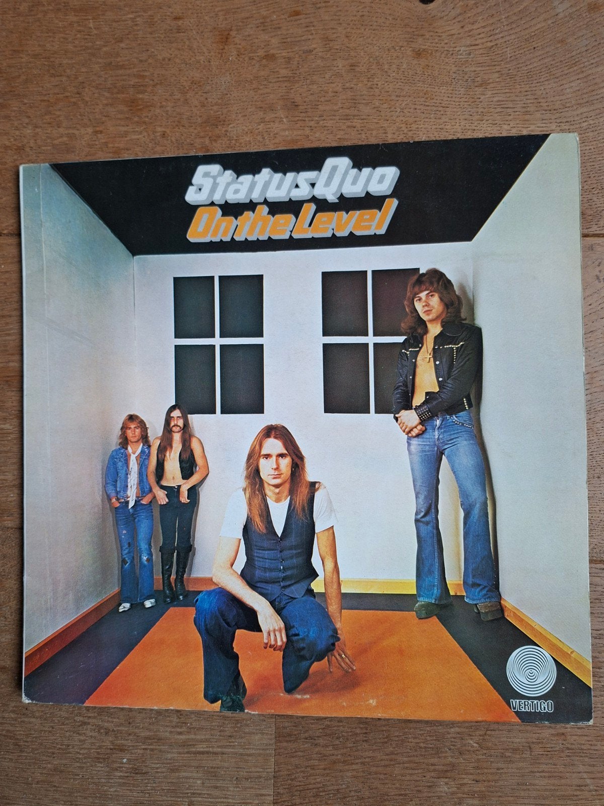 Status Quo - On The Level LP (1975) - Poprock Vinyl, Gebruikt, Ophalen of Verzenden, 1970 - 1979, 12 inch