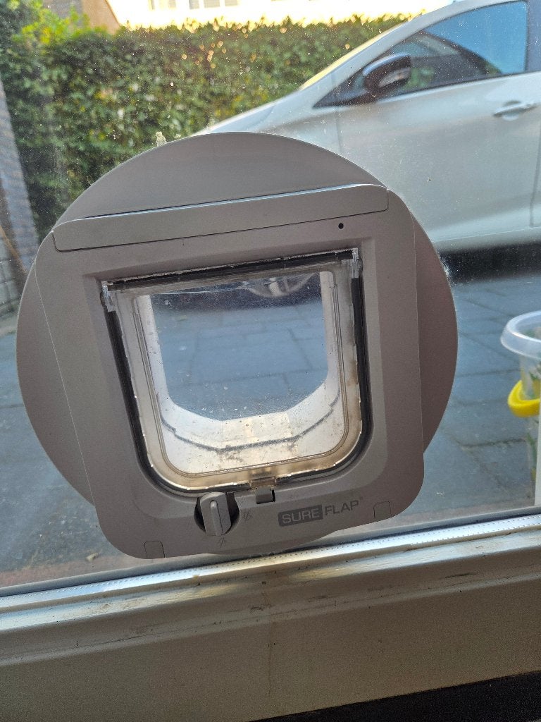 Kattenluik sureflap, Ophalen, Gebruikt